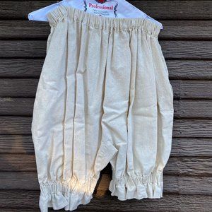 Vintage linen Bloomers, cream, size S/M